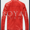 Mens Red Leather Jacket