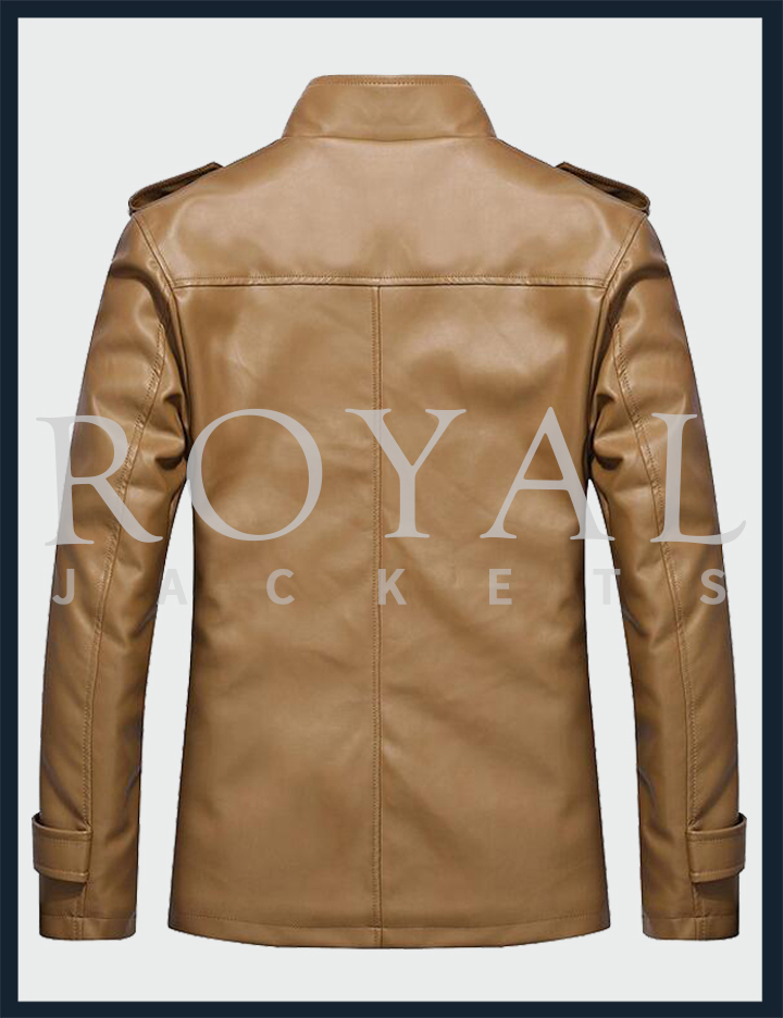 Slim Fit Leather Jacket For Men Royal Jackets Slim Fit Leather Jacket For Men